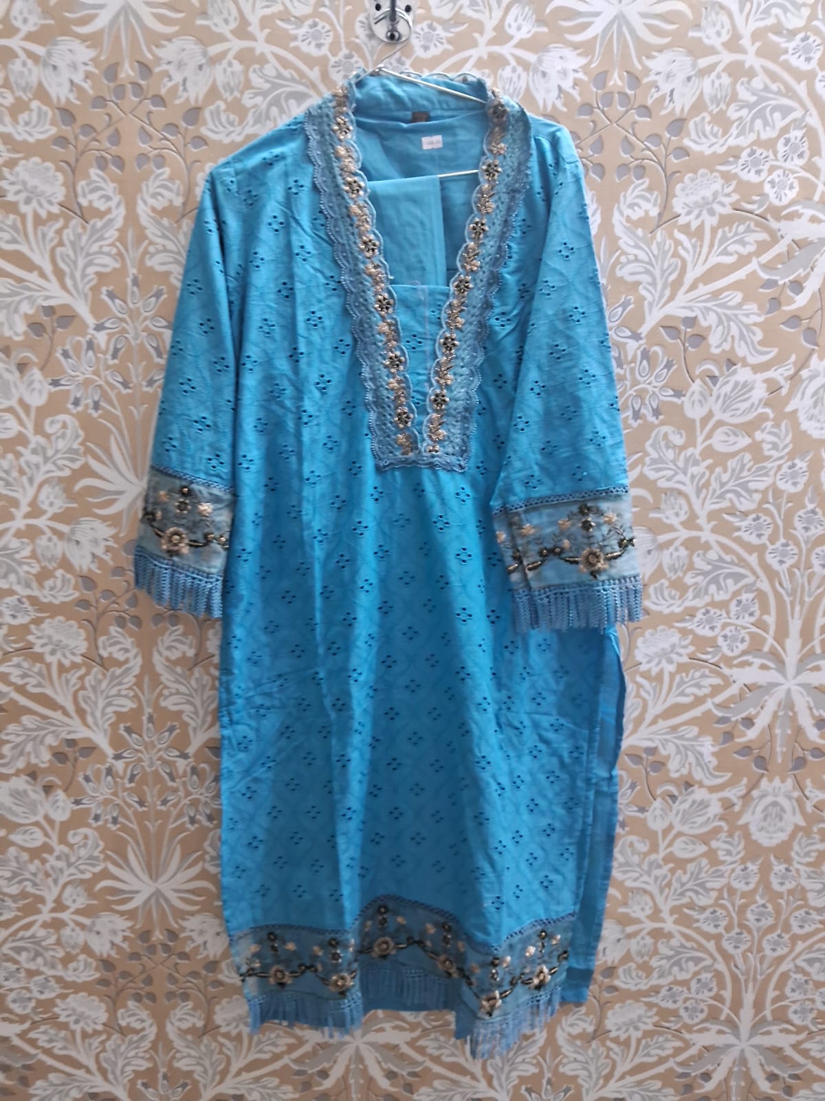 Women's 3 Piece Suit Set (Kurti, Pant, Dupatta)