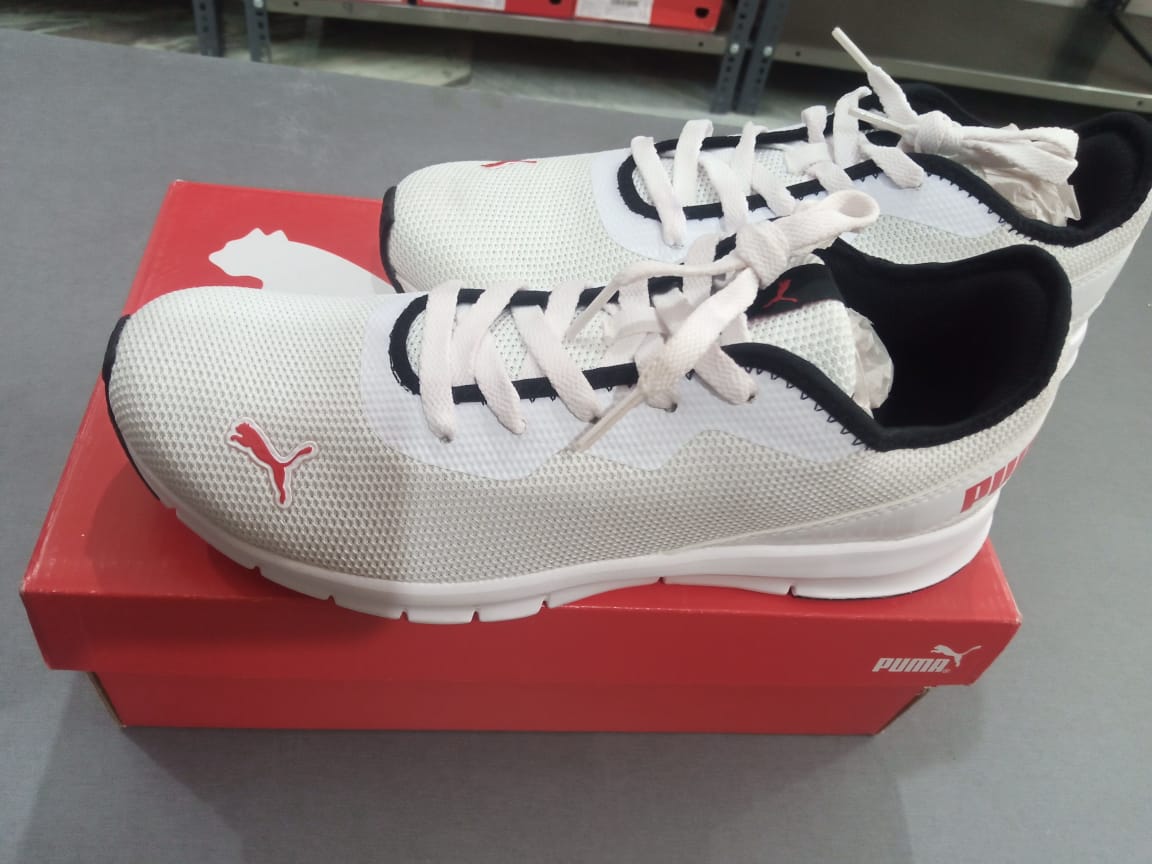 Puma White Sports Shoes