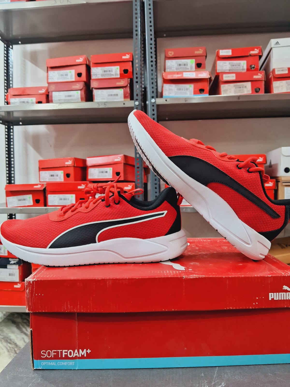 Puma Red Sports Shoes