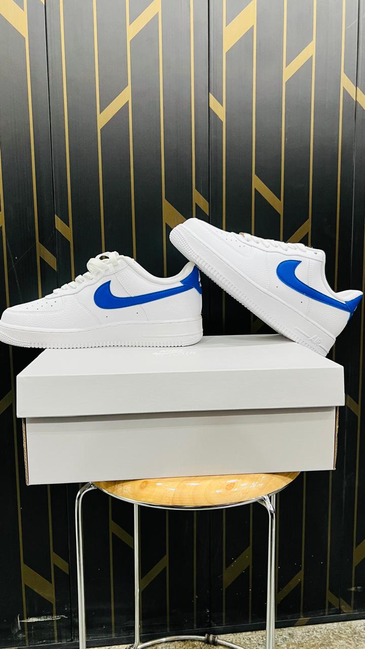 Nike Airforce 1 White And Blue