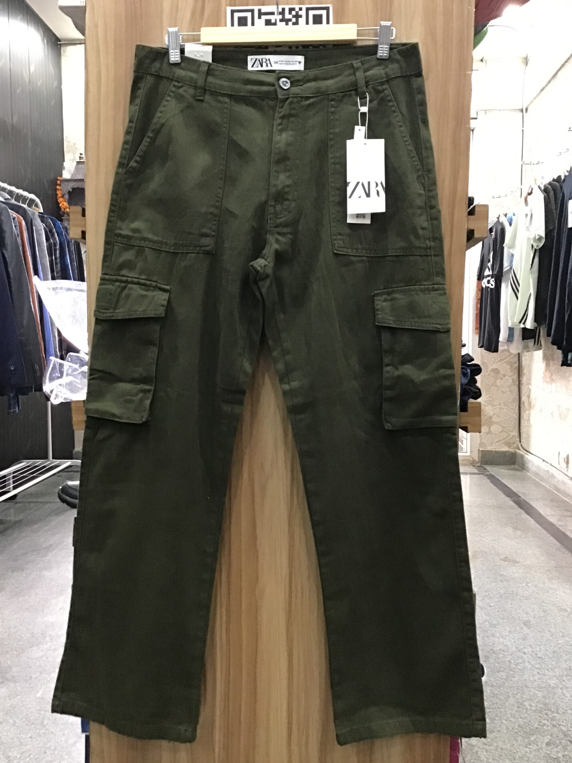 ZARA Cotton Cargos