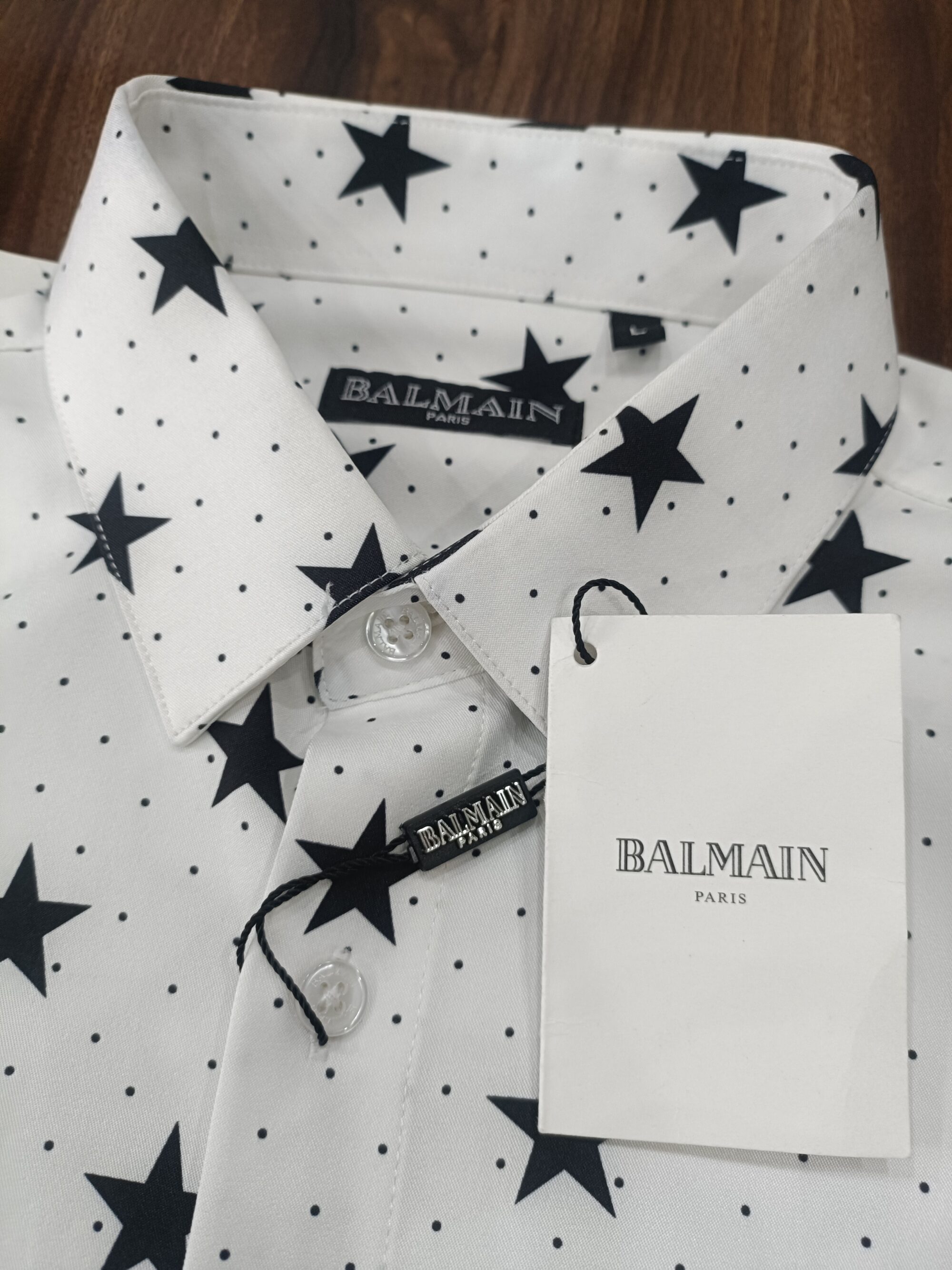BALMAIN PARIS PARTY WEAR LUXURY SHIRT