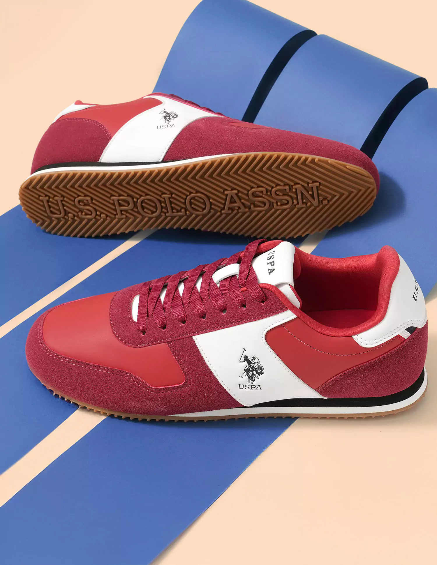 U.S.POLO ASSN. Enco Colourblocked Sneakers