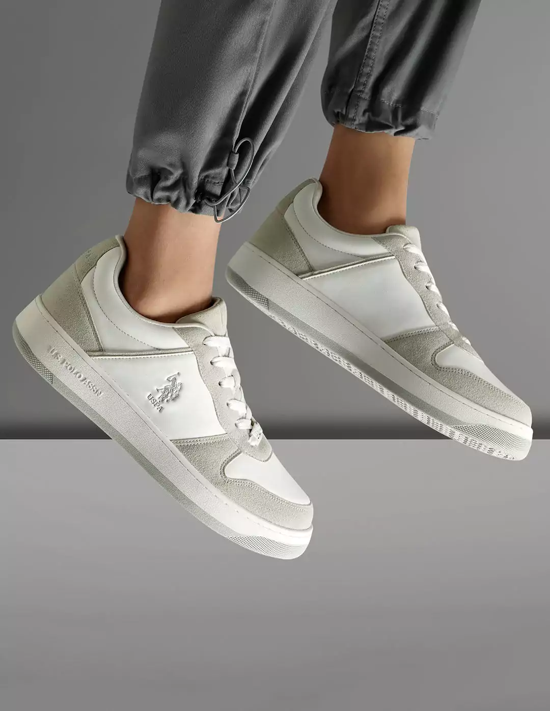 U.S. Polo Assn Mens.Salvador 3.0 Blu White Sneaker