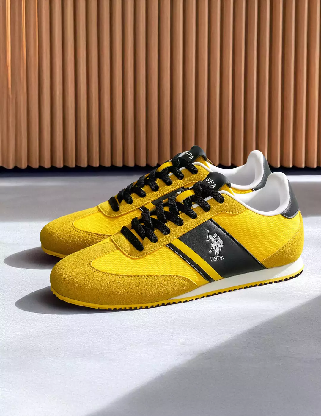 U.S.POLO Men Vadler Suede Colourblocked Sneakers