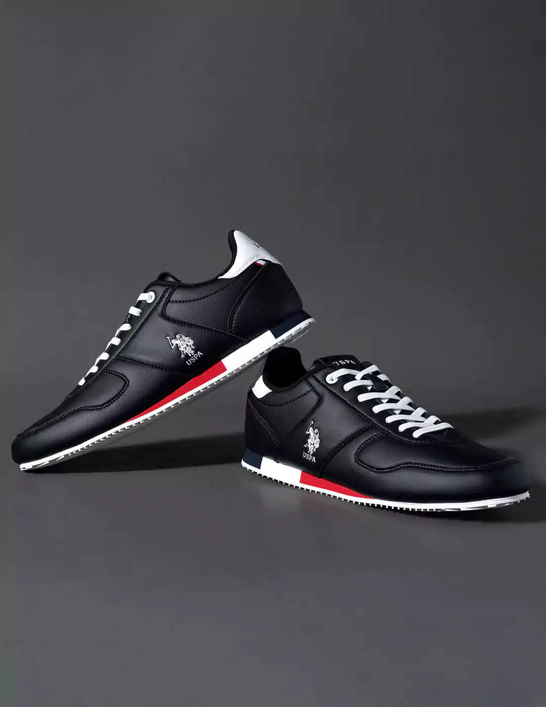 Men Sorrento 3.0 Black Retro Sneakers
