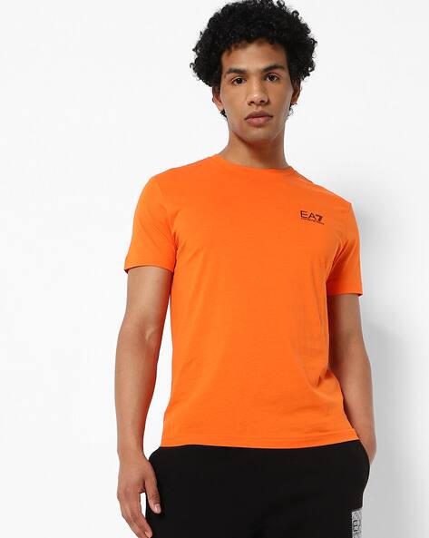 EA7 EMPORIO ARMANI Stretch cotton crew-Neck T-Shirt