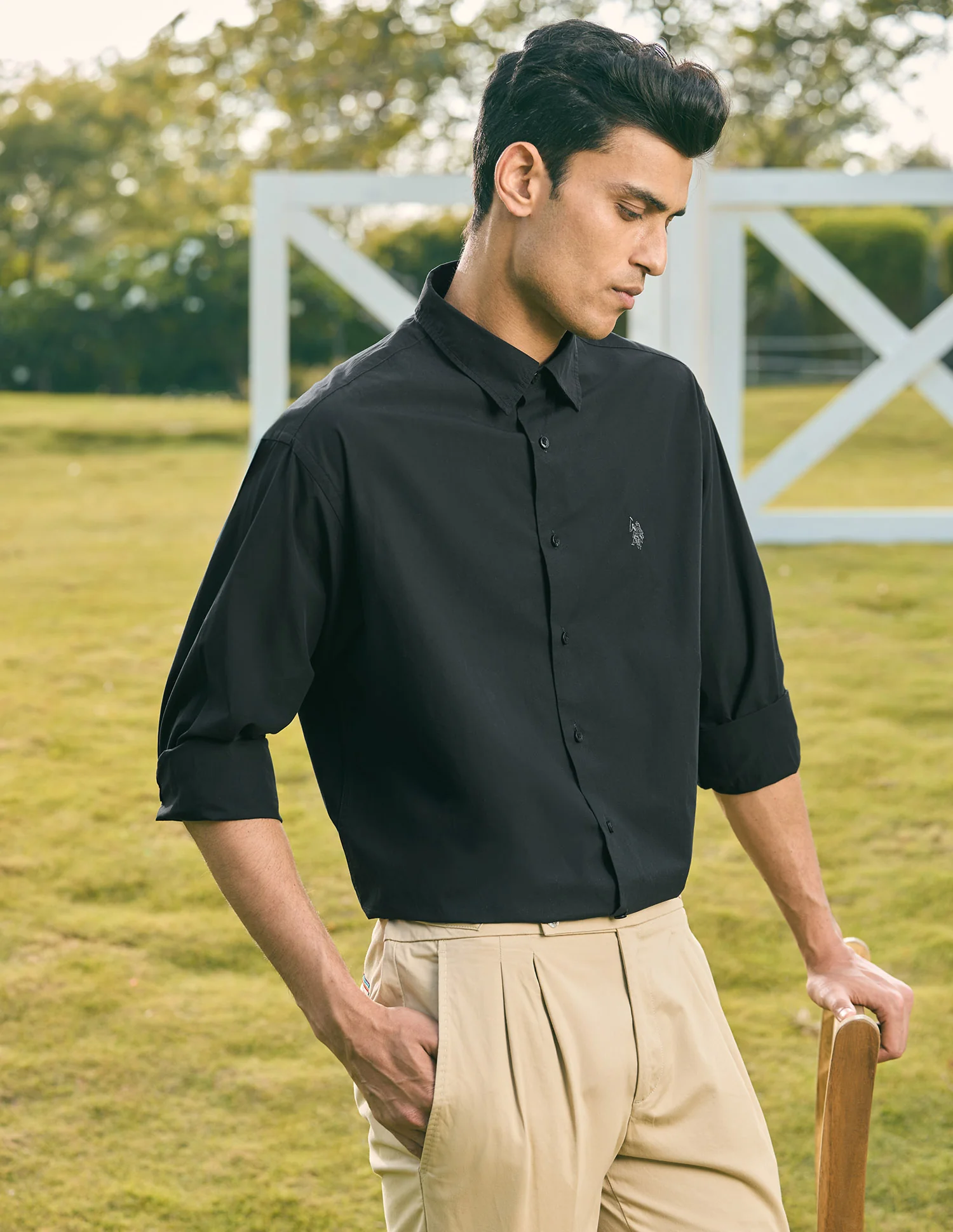 Pacho X Tailored Fit Pure Cotton Shirt