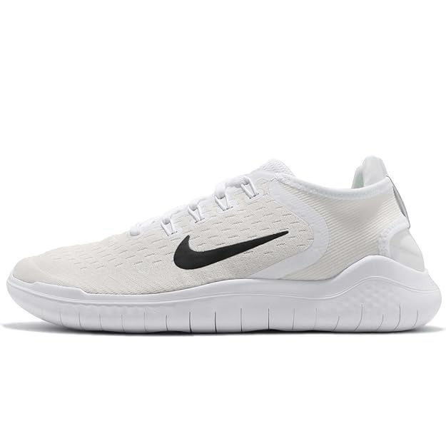Nike Women's Free RN 2018 Running Shoe White/Black