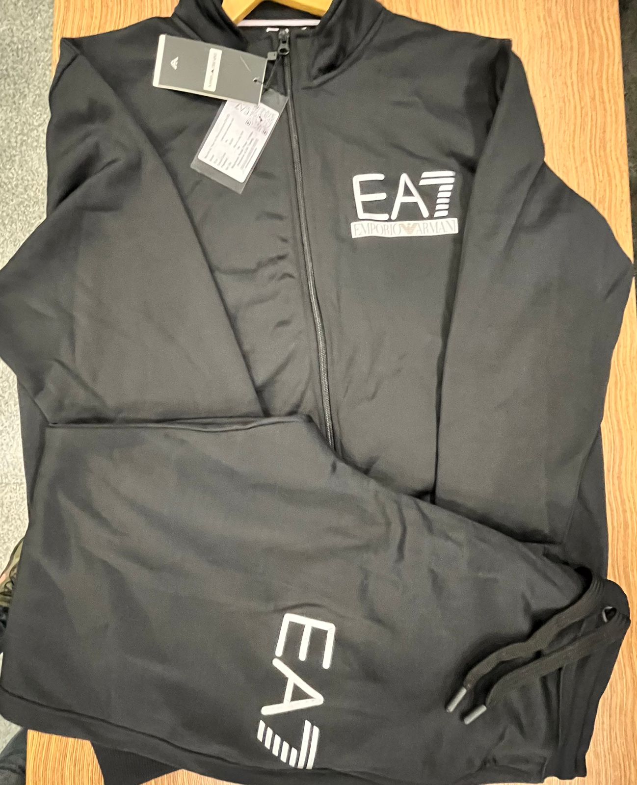 EA7 Emporio Armani tracksuit black colour