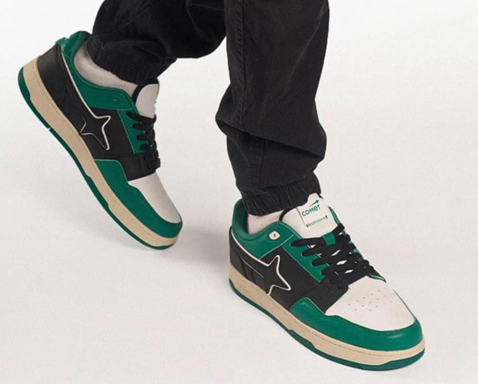 Comet Sneakers in Green Colour